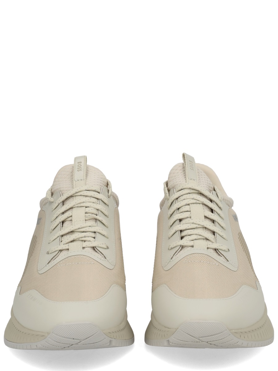 Boss Textile Ttnm Evo Minimalist Sneakers Grijs