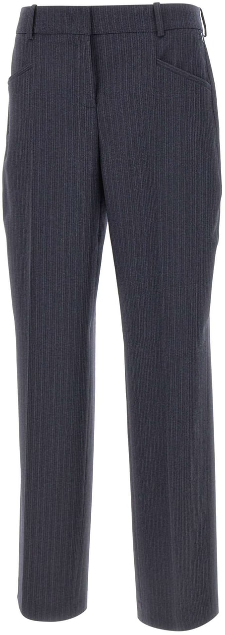 Boss Trousers Blue Blauw