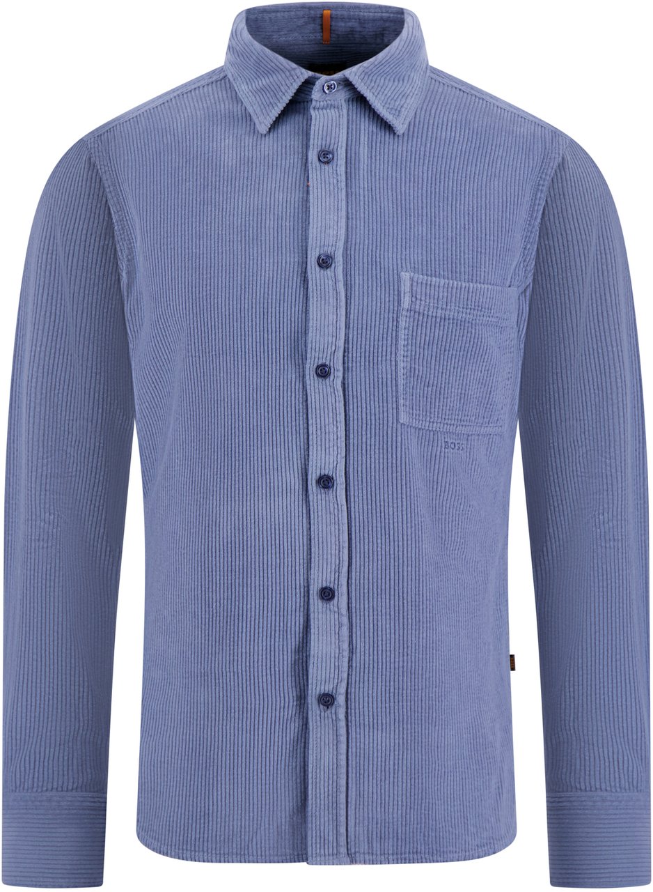 Boss Overhemd Blauw Blauw