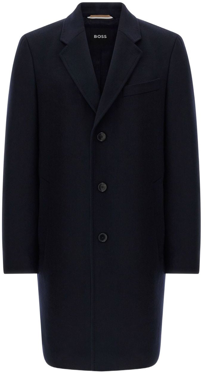 Boss Coats Blue Blauw