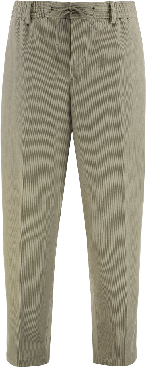 Boss Relaxed fit corduroy pants Bruin