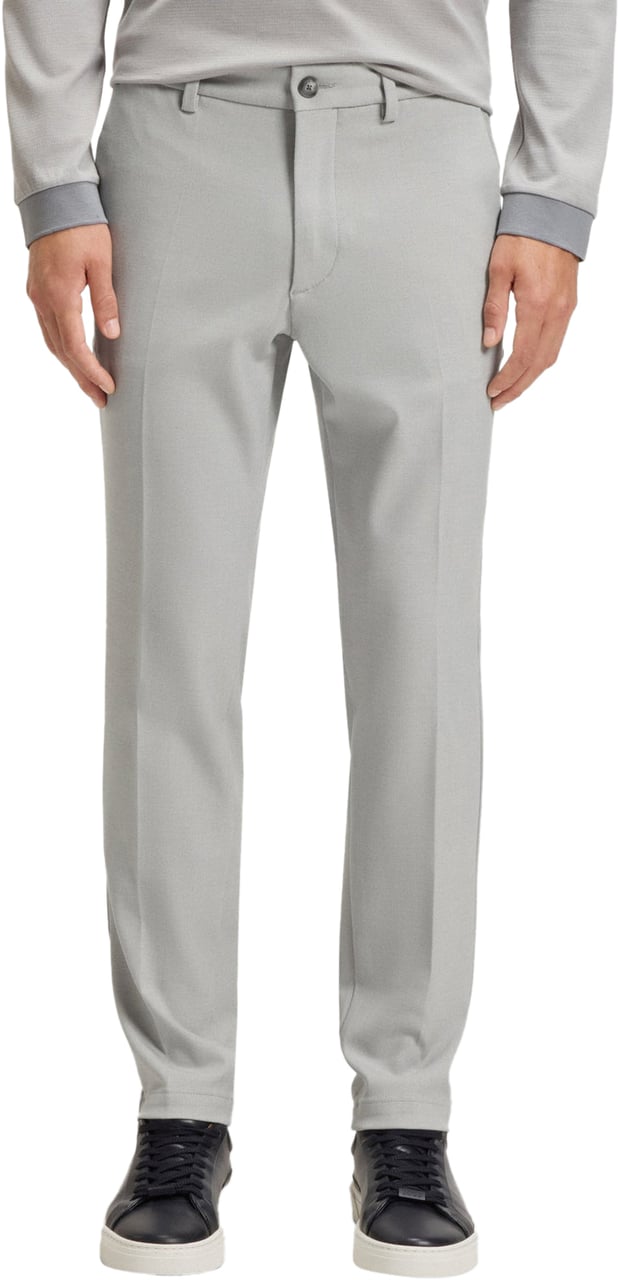 Boss Trousers Silver Zilver