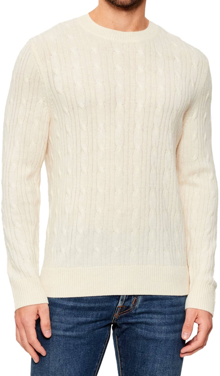 Boss Sweaters Open White Wit