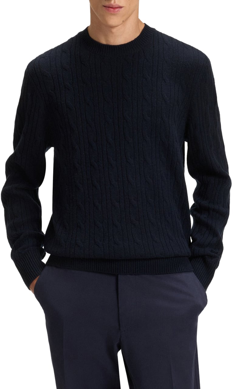 Boss Sweaters Blue Blauw