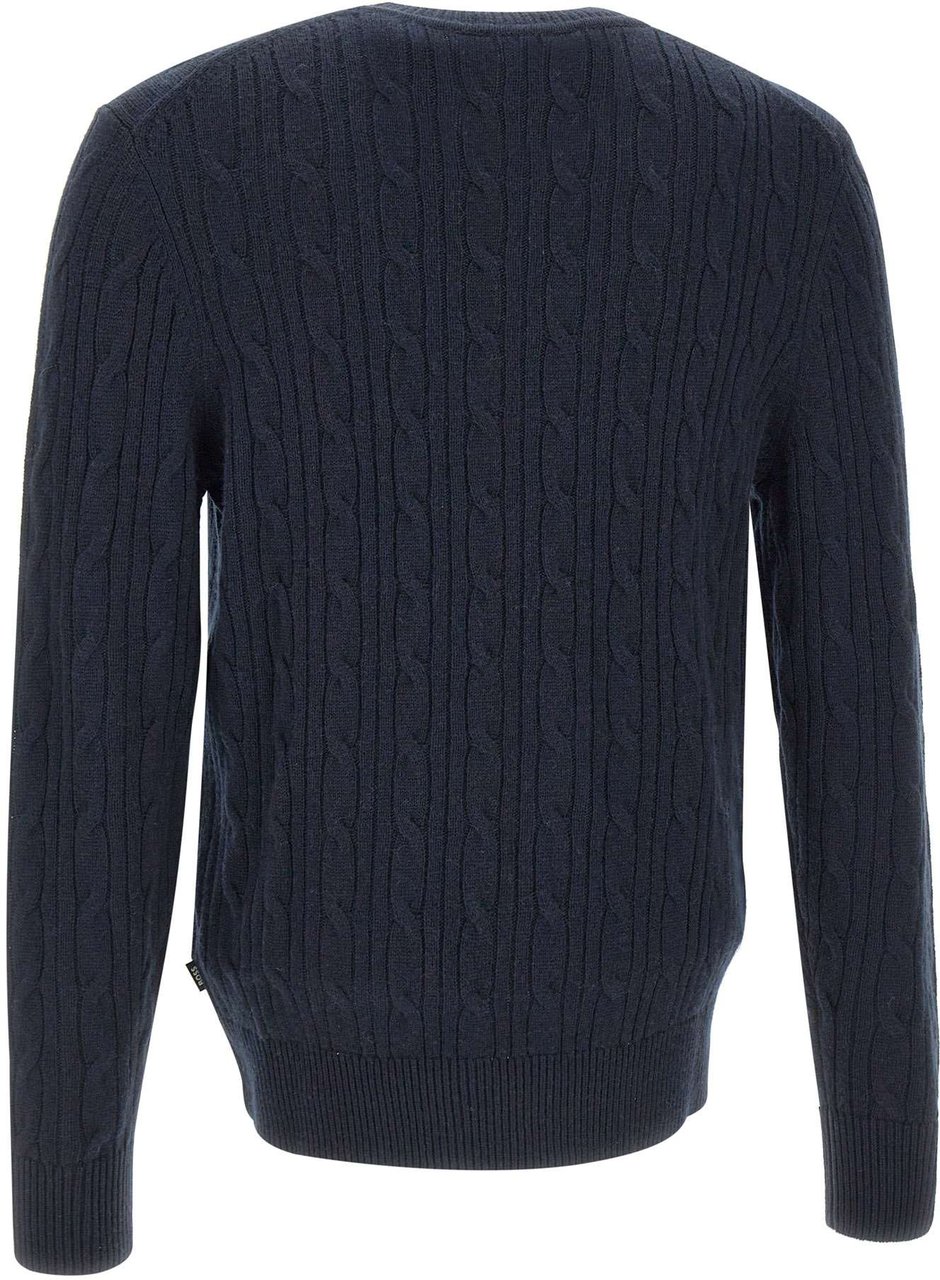 Boss Sweaters Blue Blauw