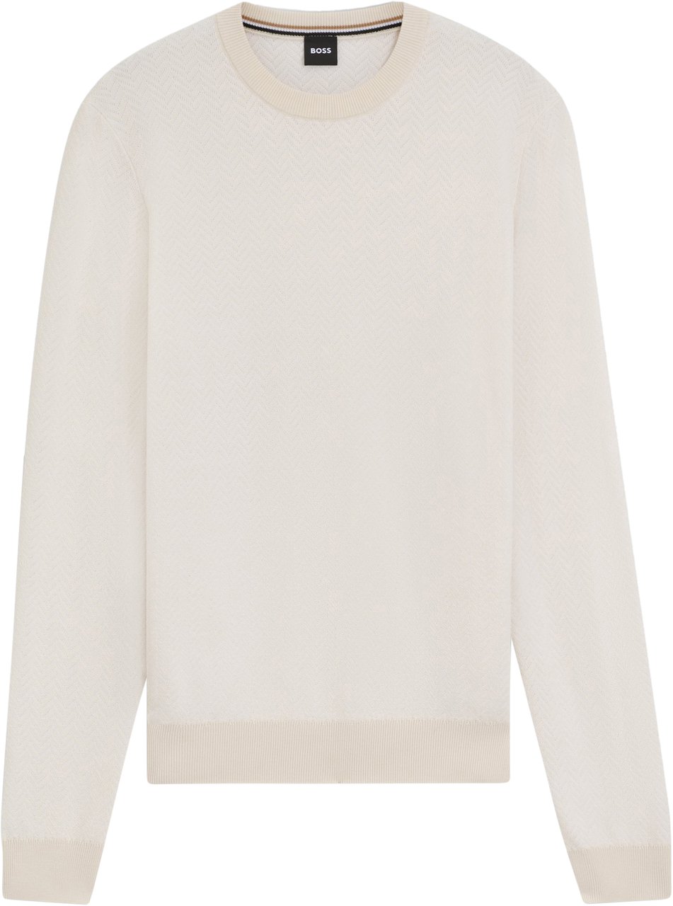 Boss Sweaters Open White Wit