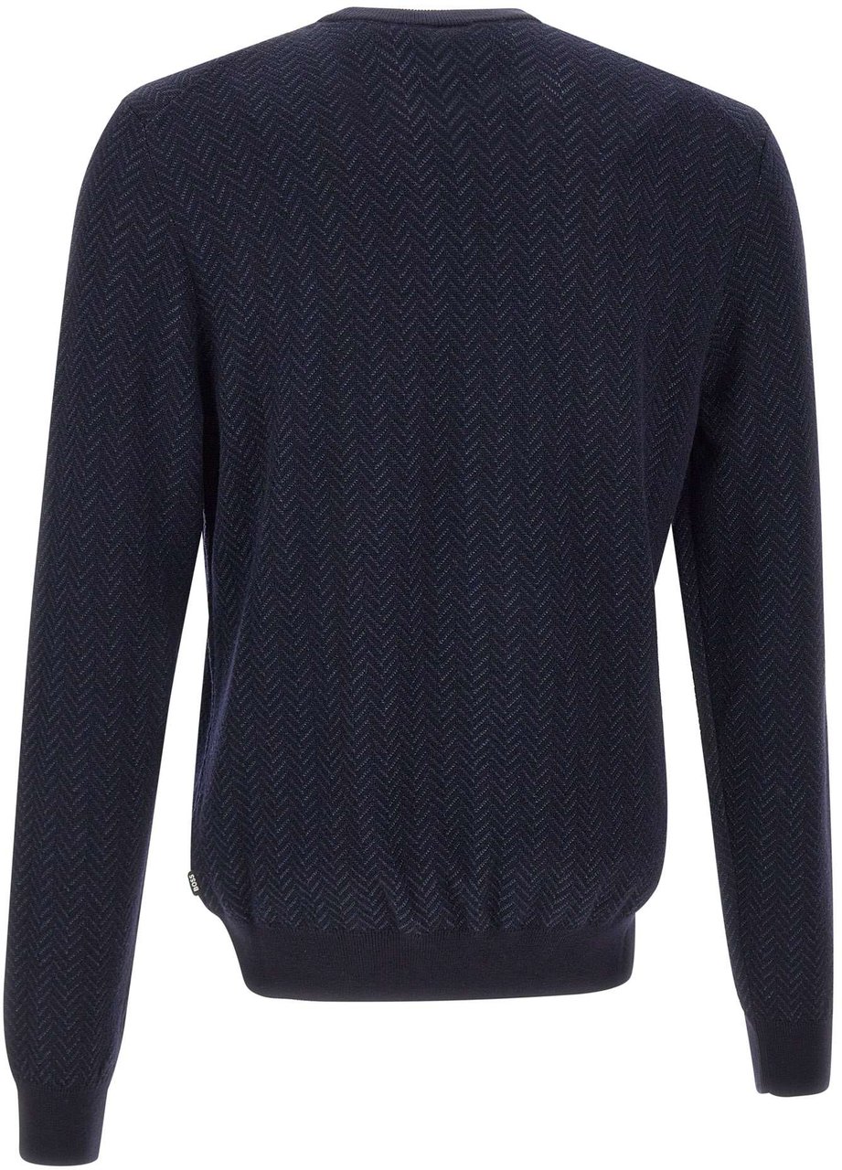 Boss Sweaters Blue Blauw
