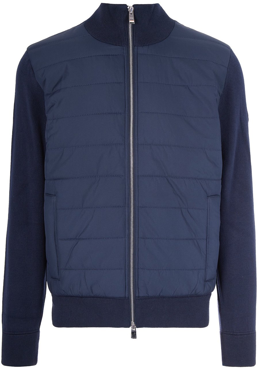 Boss Coats Blue Blauw