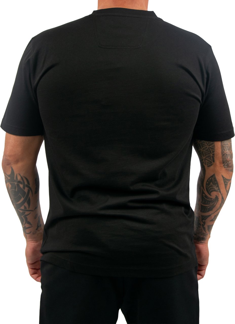 BOSS Tee Iconic Zone Zwart