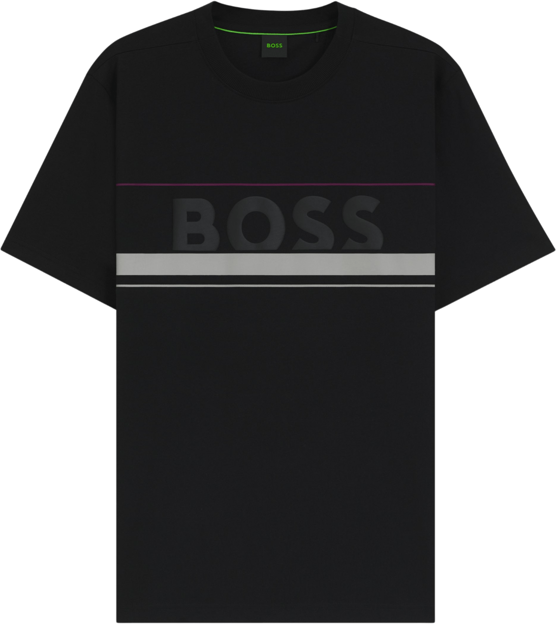 Boss BOSS Tee Iconic Zone Zwart
