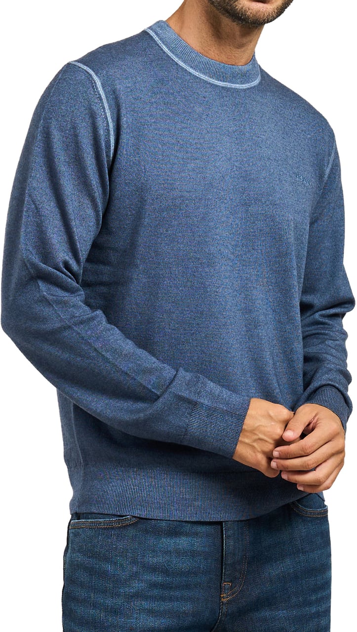Boss Sweaters Open Blue Blauw