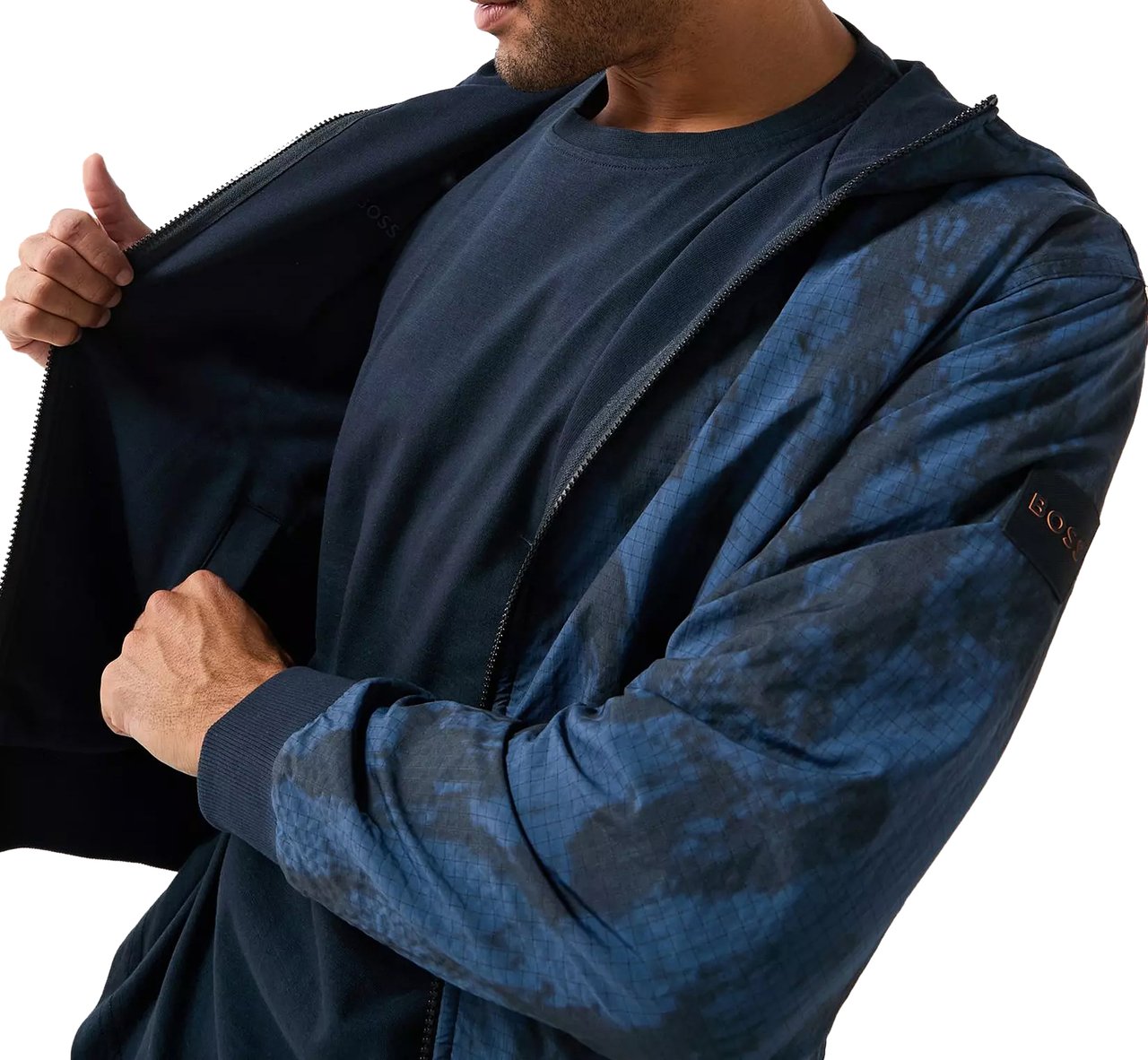 Boss Sweaters Blue Blauw