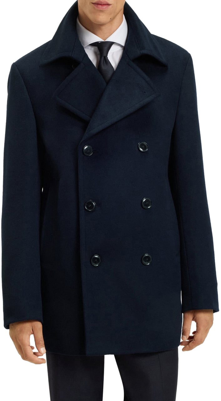 Boss Coats Blue Blauw