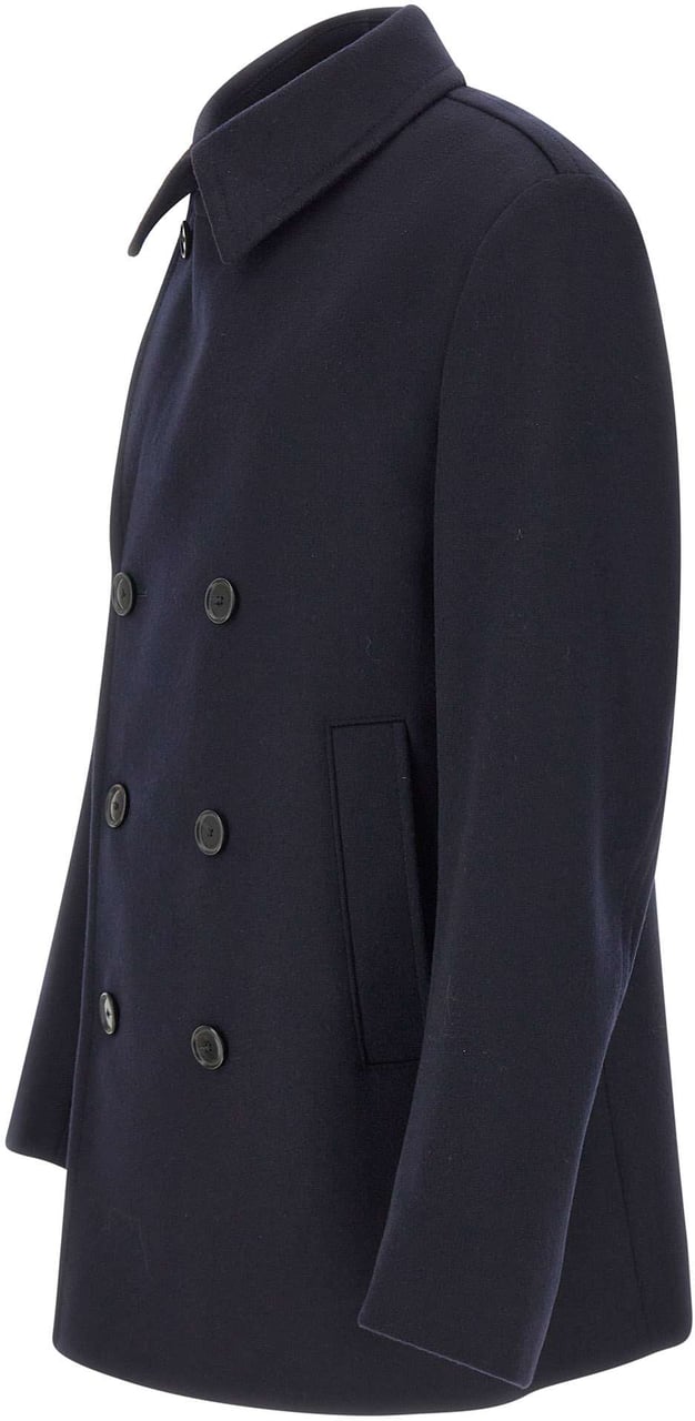 Boss Coats Blue Blauw
