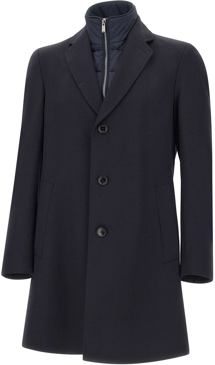 Boss Coats Blue Blauw