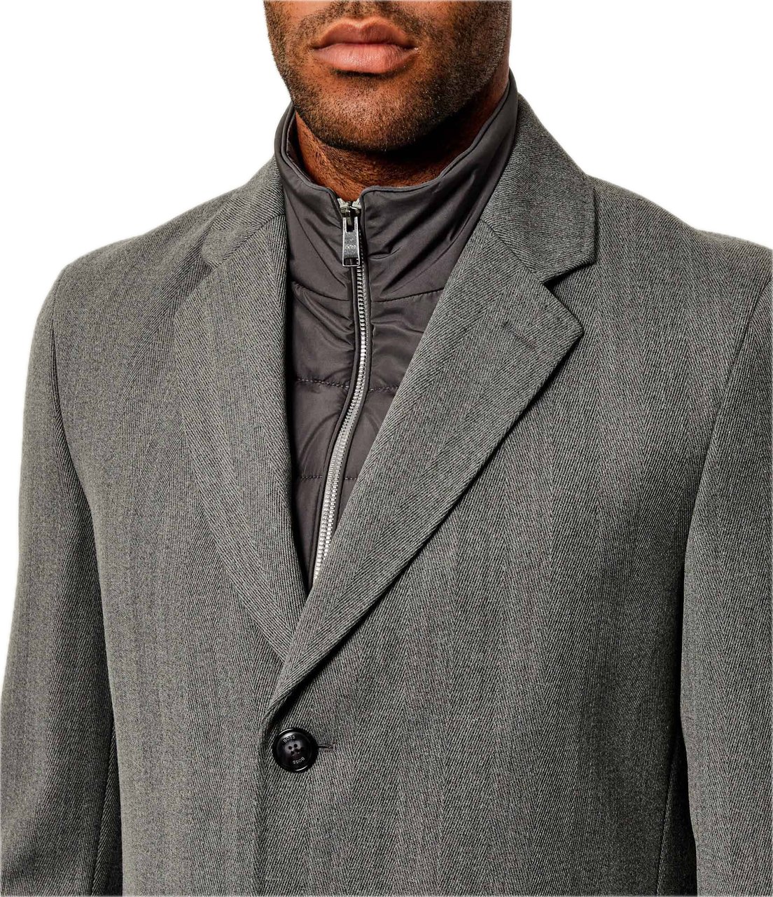 Boss H-Hyde-Bib-254 Grey Grijs