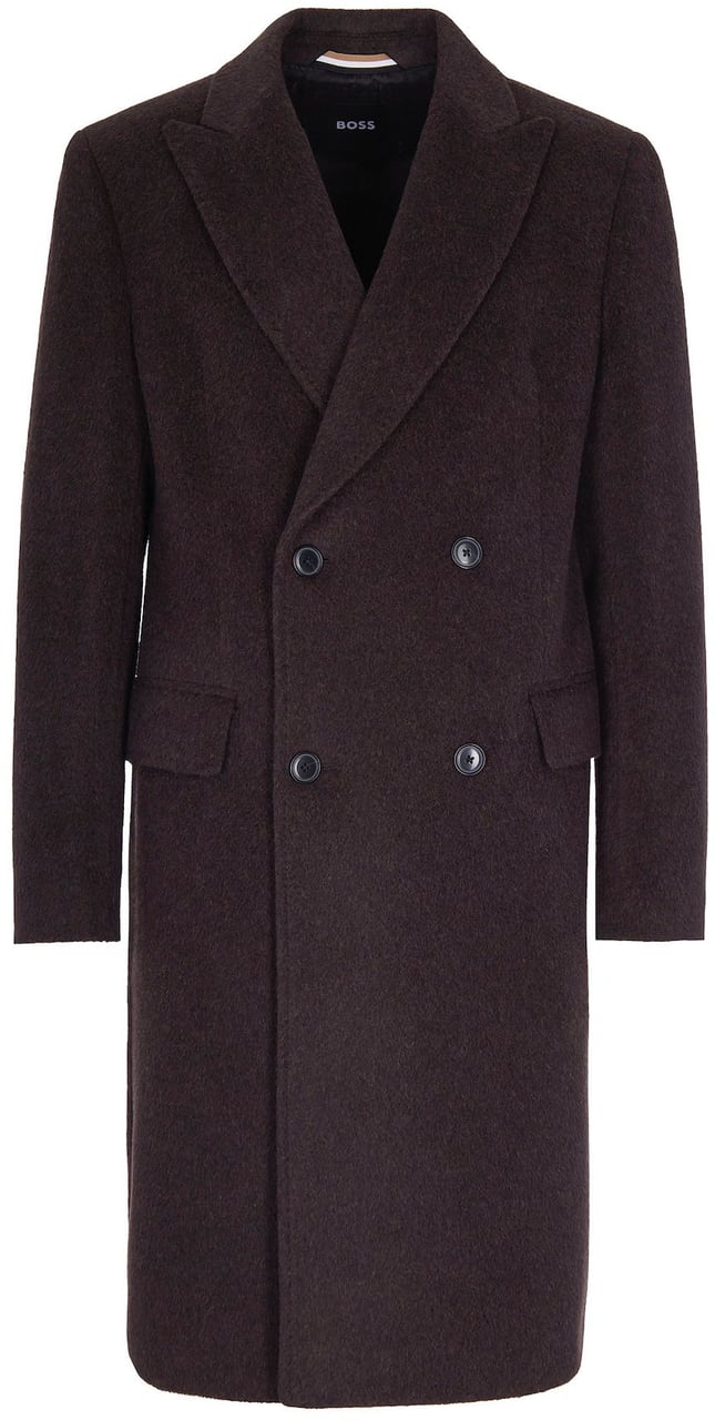 Boss Coats Dark Brown Bruin