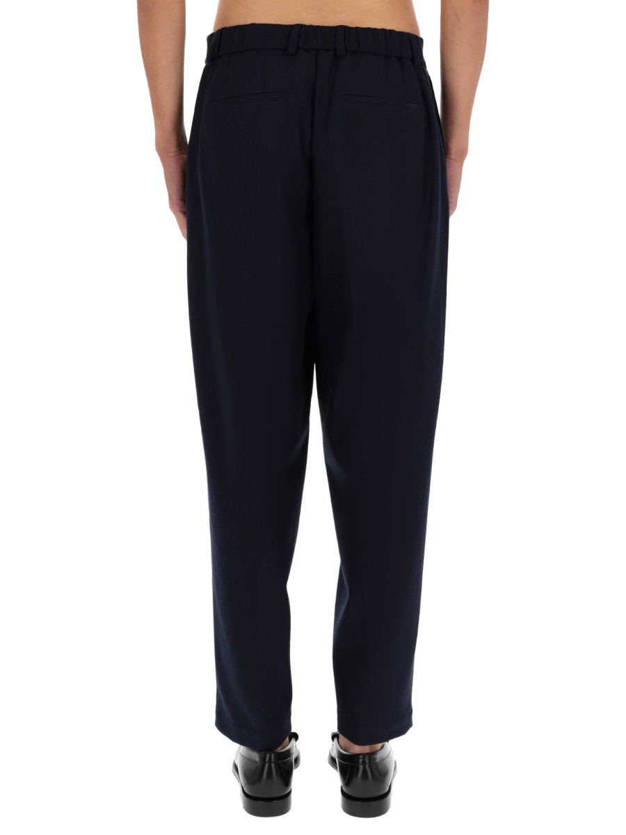 Boss Formal Straight-Leg Tapered Formal Pants Zwart
