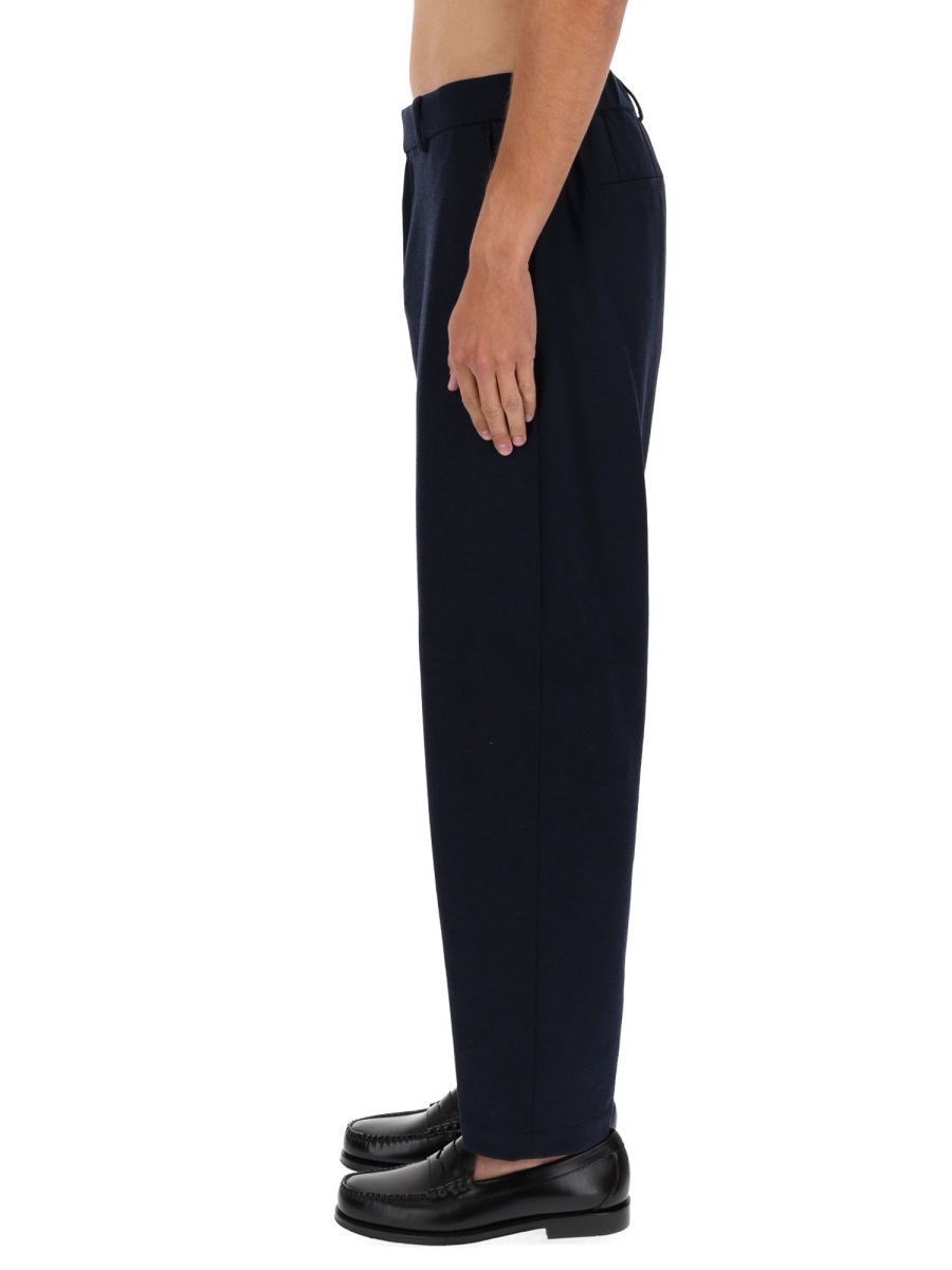 Boss Formal Straight-Leg Tapered Formal Pants Zwart