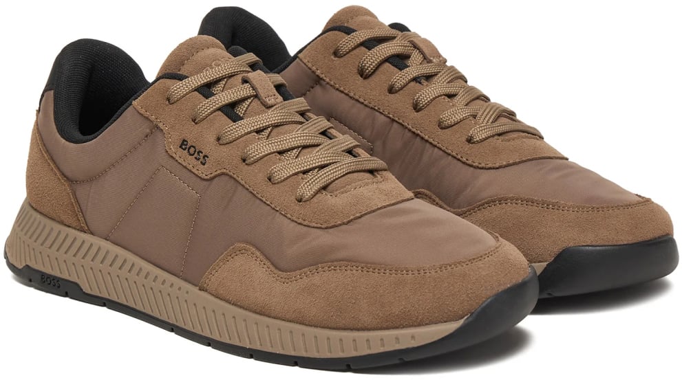 Boss Titanium Runner Sneakers Bruin