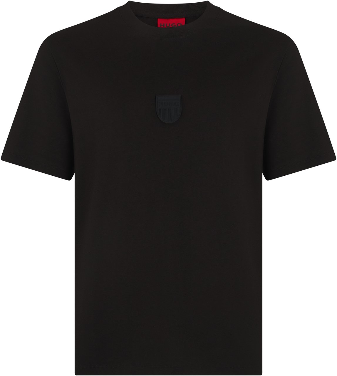 Boss Cotton t-shirt Zwart