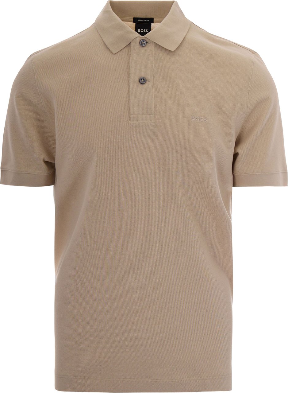 Boss T-Shirts And Polos Open Beige Beige