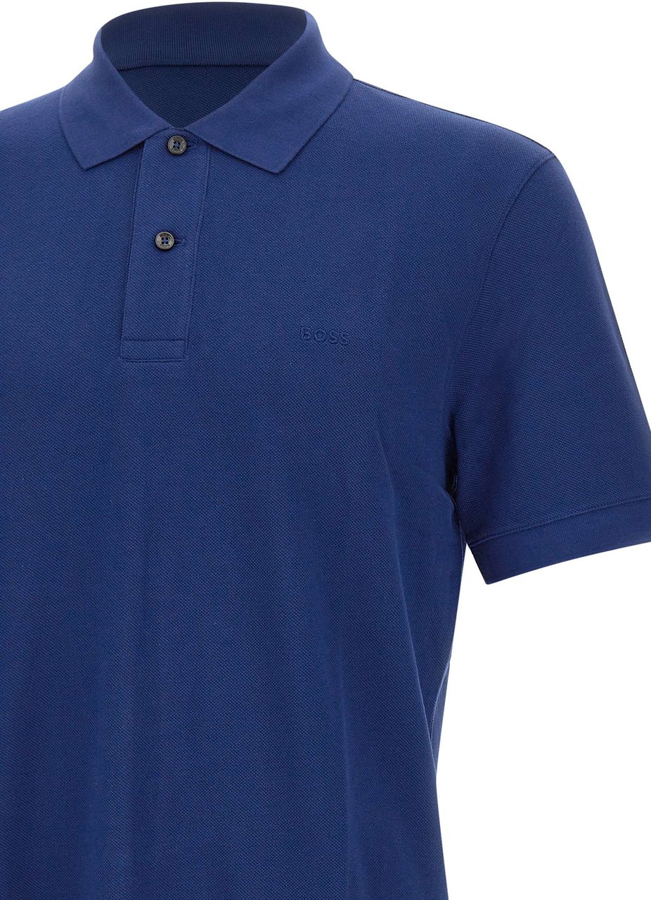 Boss T-Shirts And Polos Blue Blauw