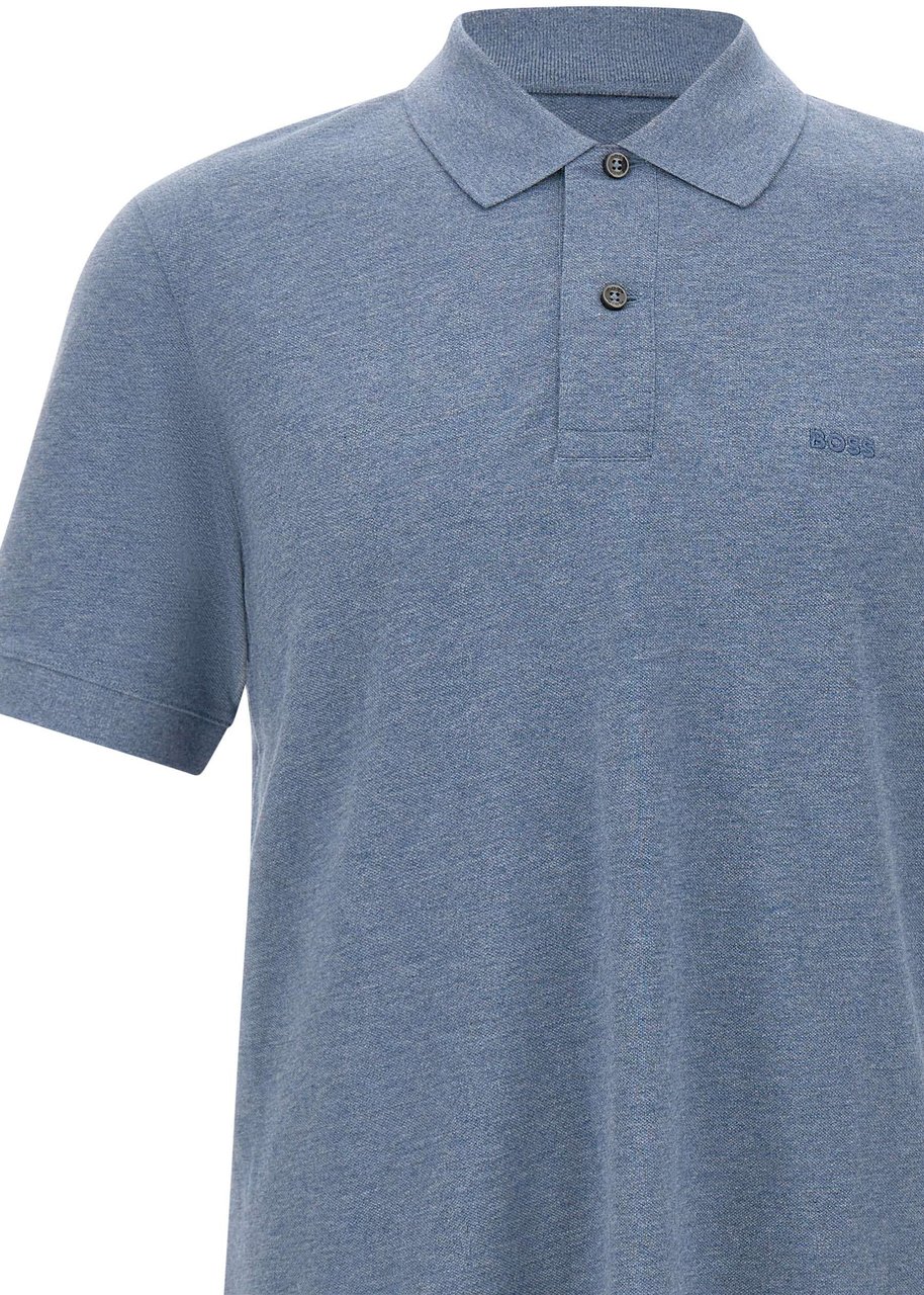 Boss T-Shirts And Polos Blue Blauw