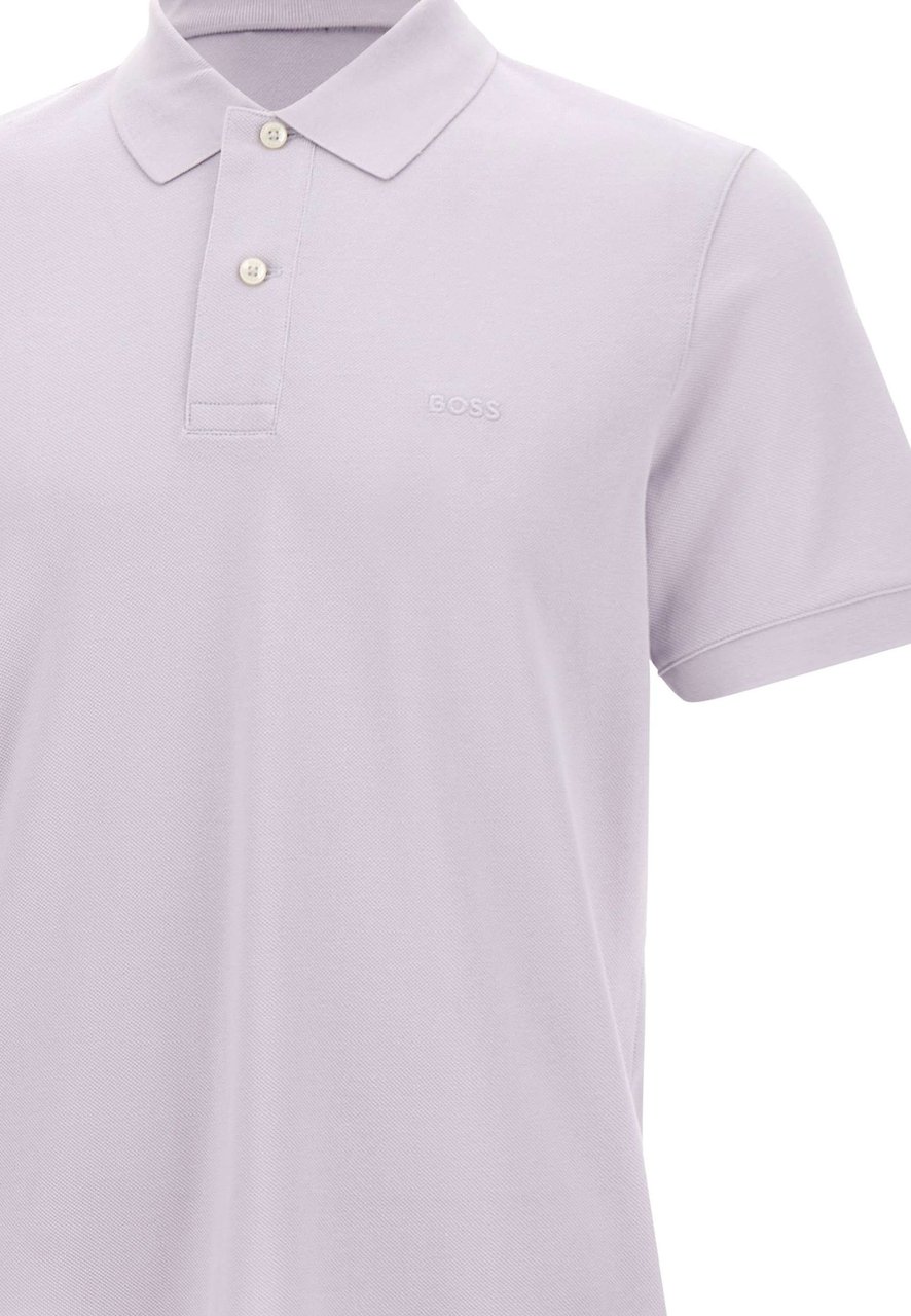 Boss T-Shirts And Polos Purple Paars
