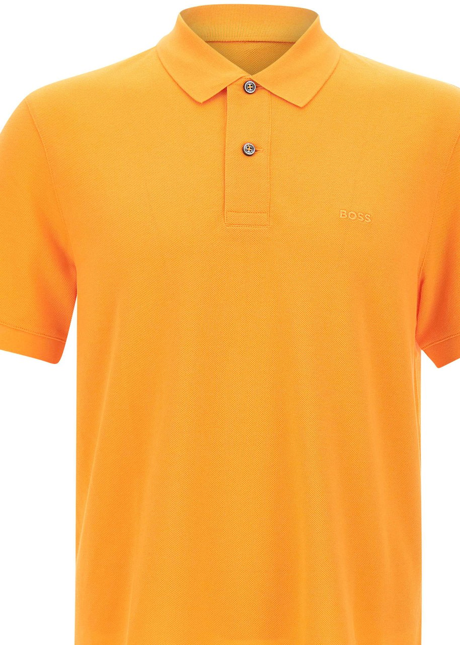 Boss T-Shirts And Polos Orange Oranje