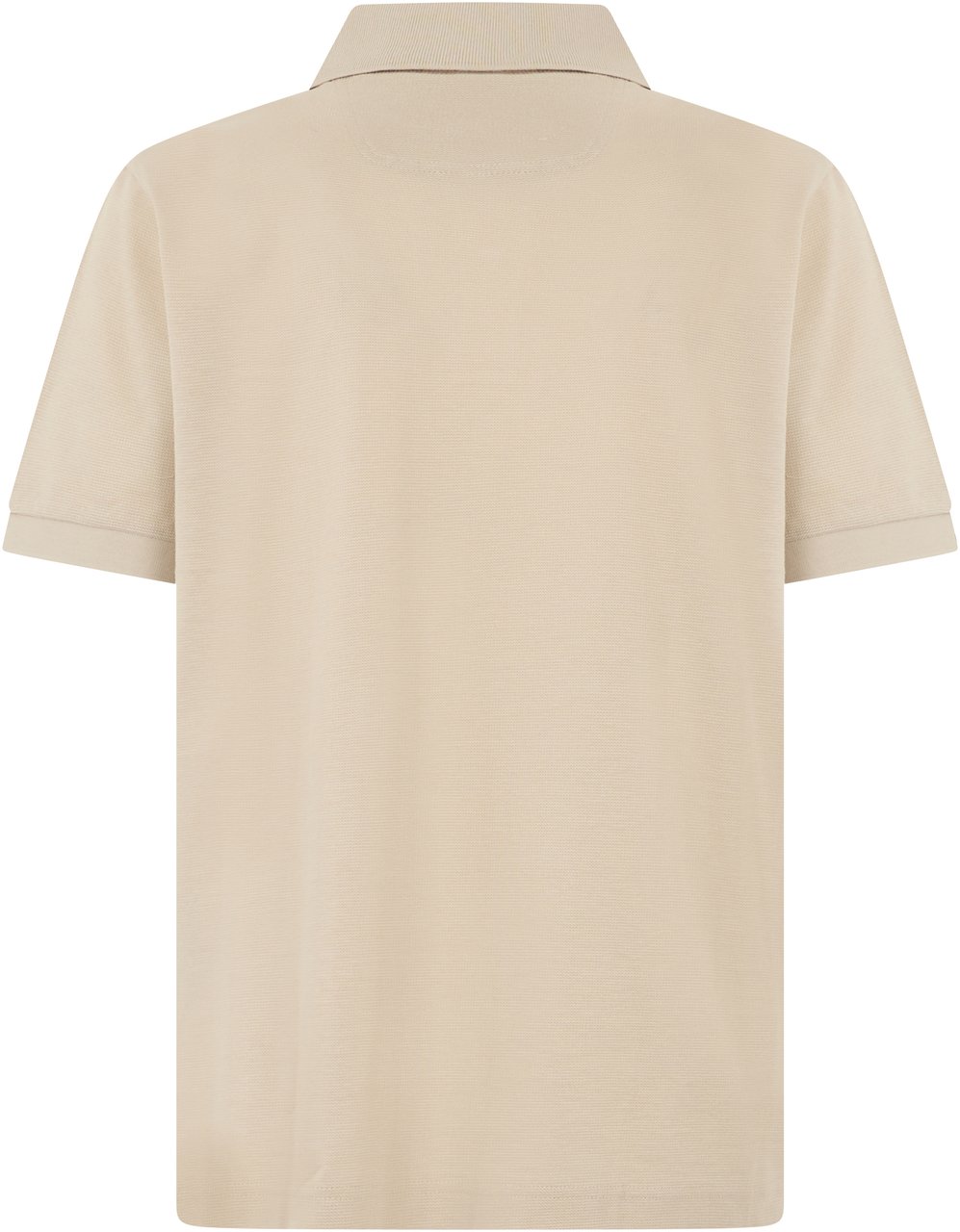 Boss Short sleeve polo with logo Beige