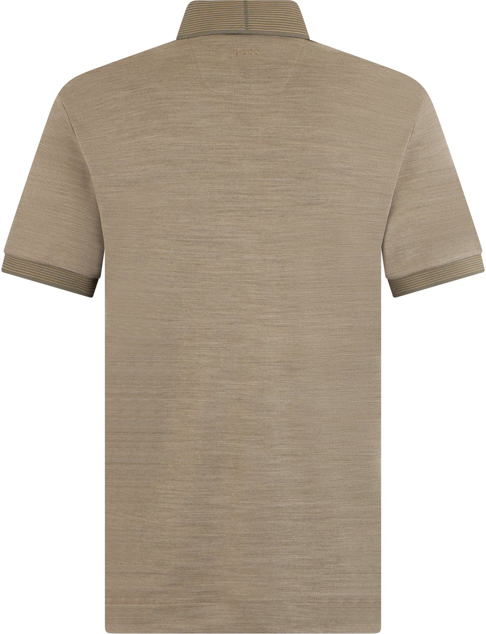 Boss Cotton and wool blend polo Beige