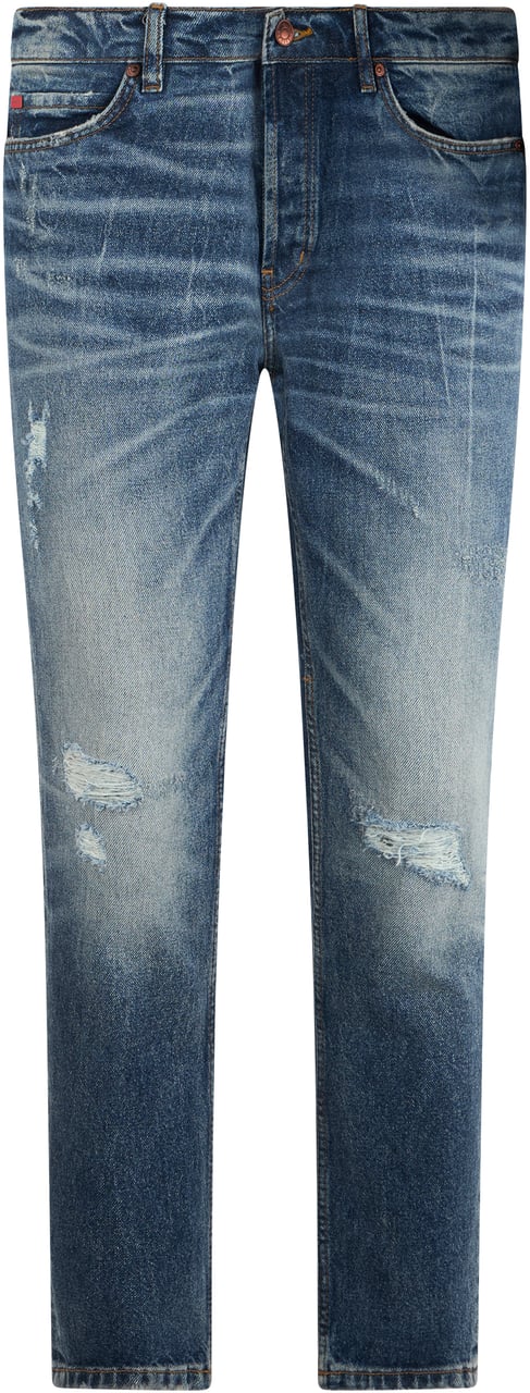 Boss Slim jeans in elastic denim Blauw