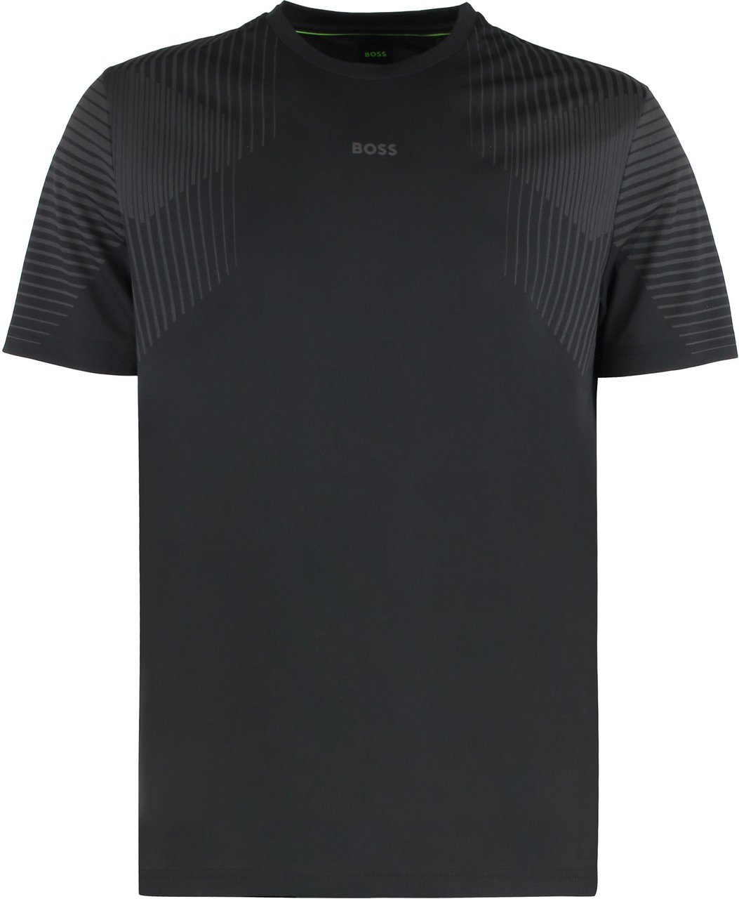 Boss Slim fit crew neck t-shirt Zwart