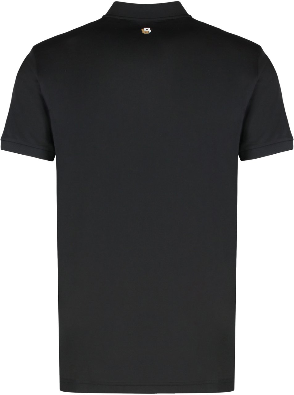 Boss Slim fit polo Zwart