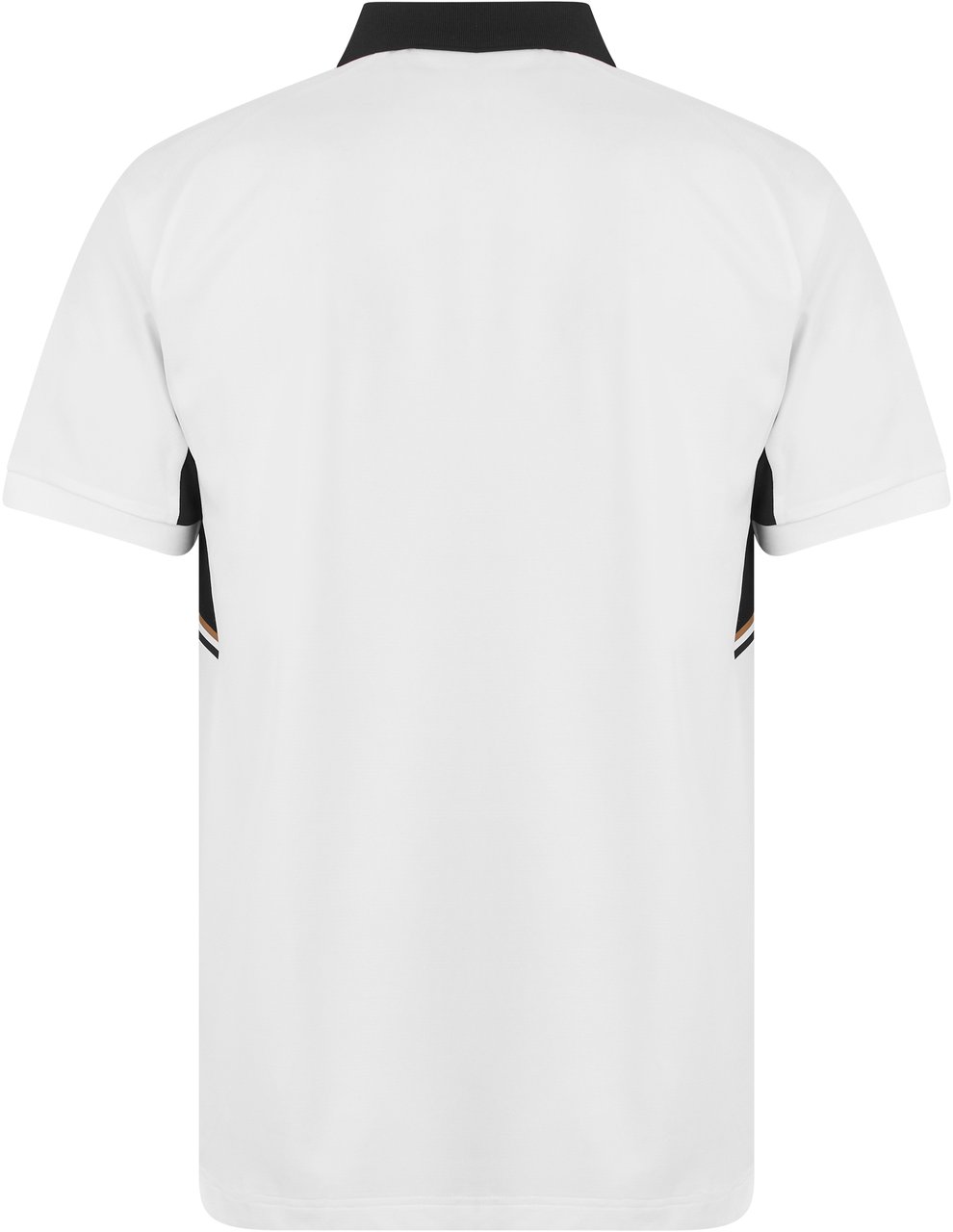 Boss Slim fit polo in elastic fabric Wit