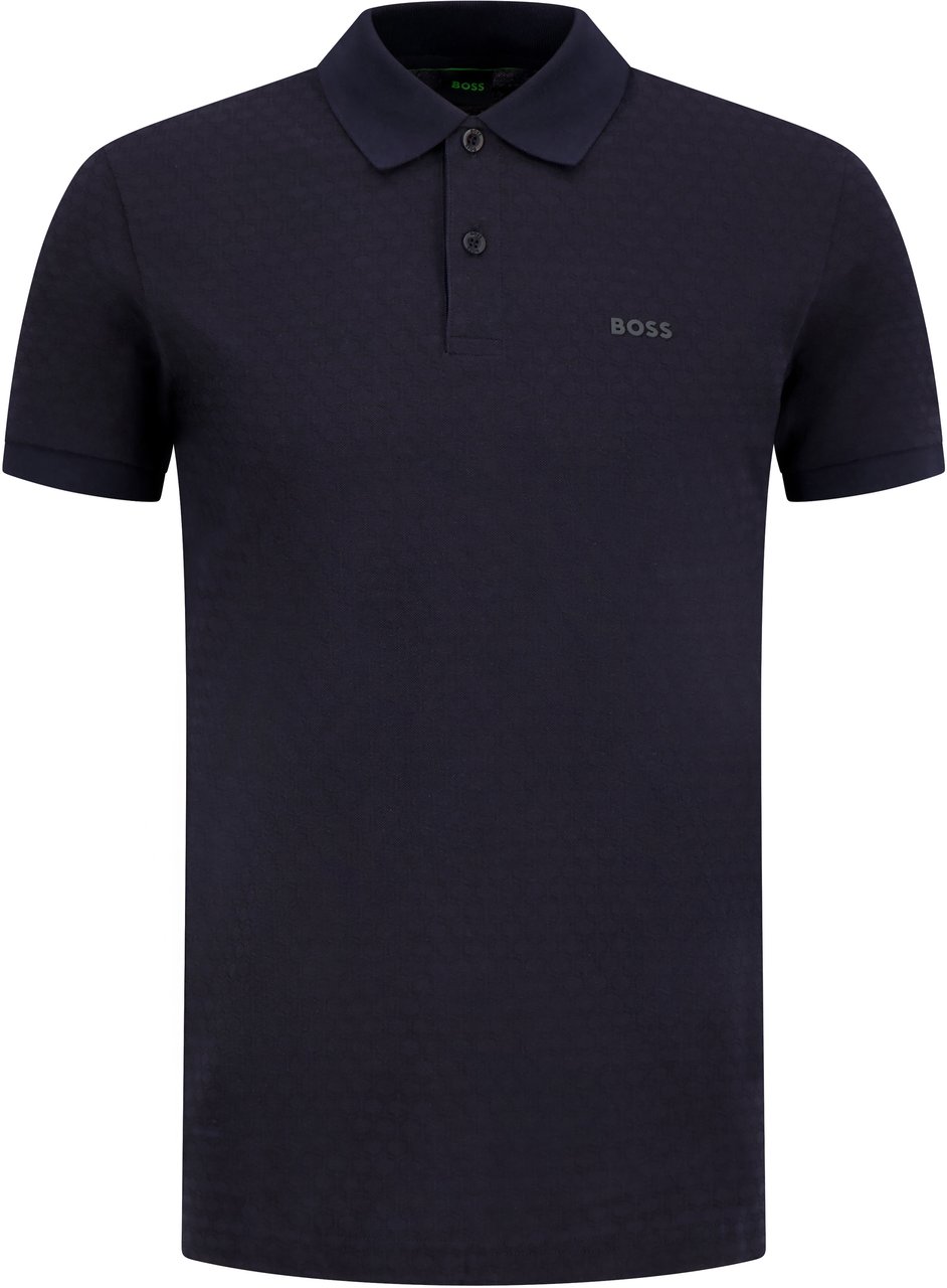 Boss Polo Blauw Blauw