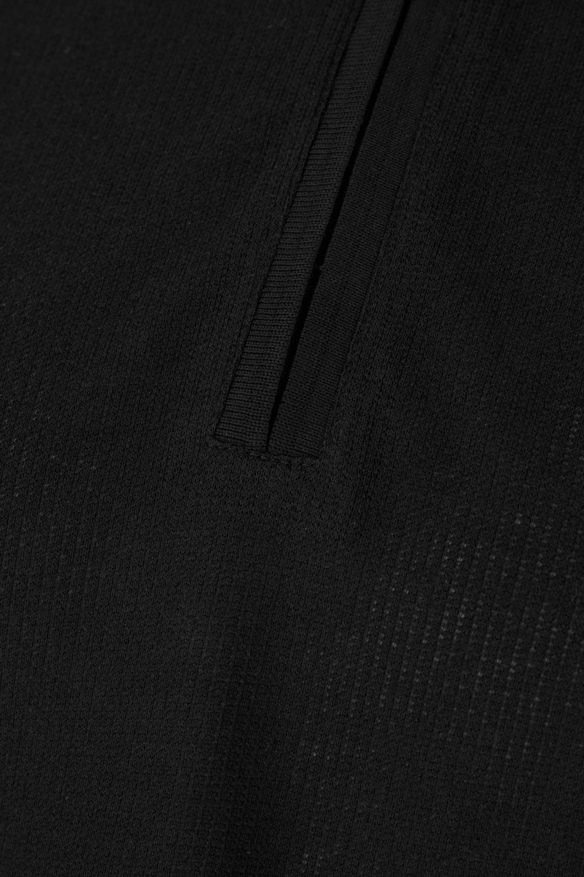 Boss Hugo Boss Black cotton blend polo shirt Zwart