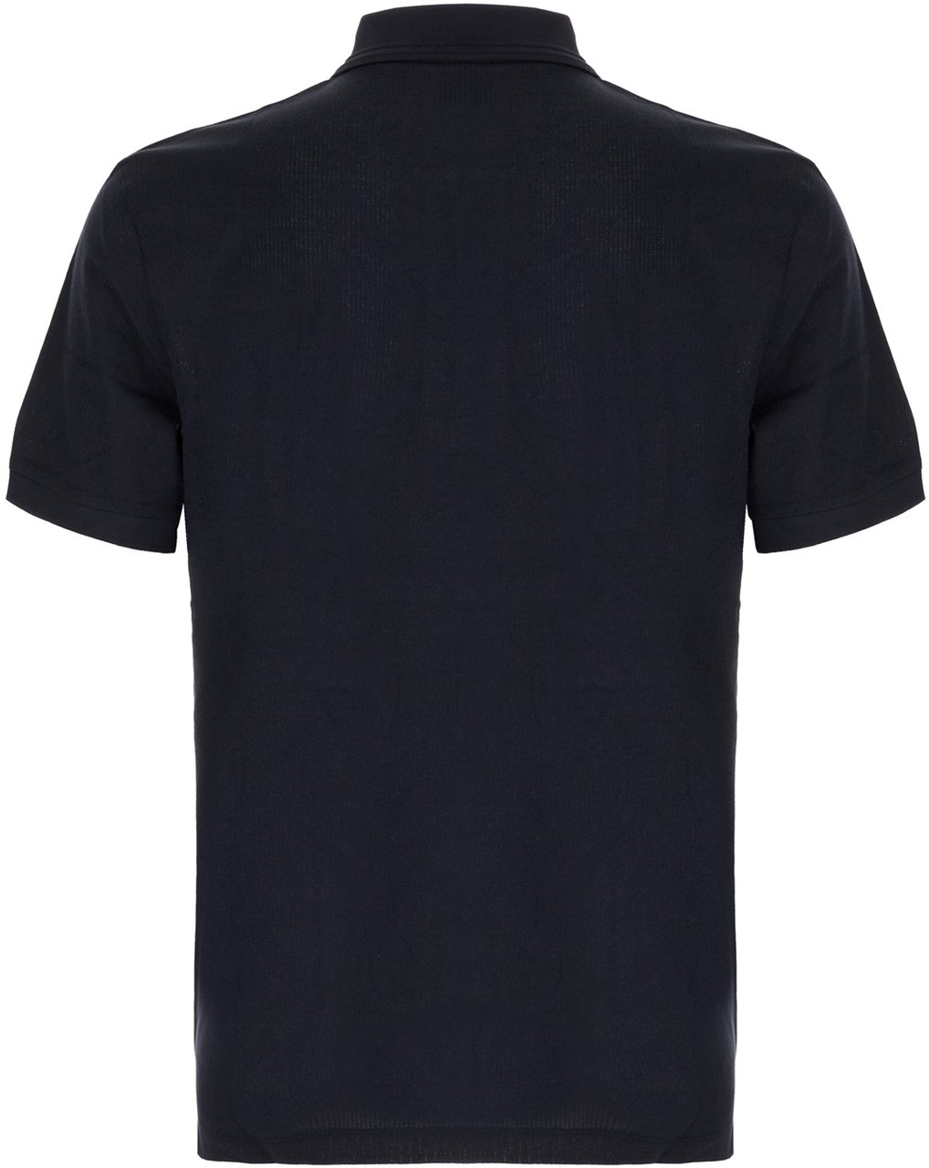 Boss Hugo Boss Navy blue cotton blend polo shirt Blauw