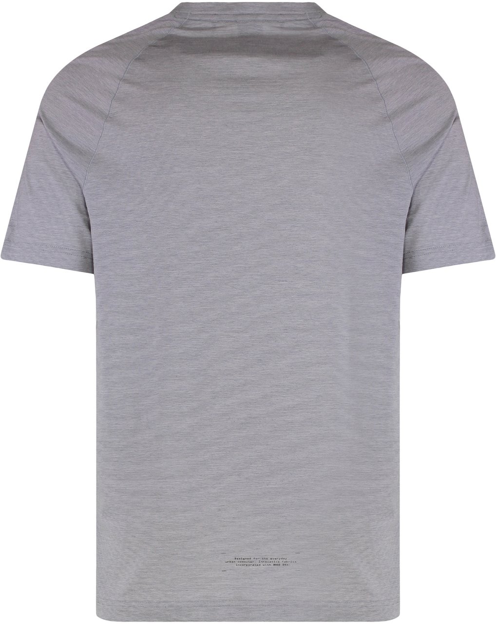 Boss slim fit sports T-shirt Grijs