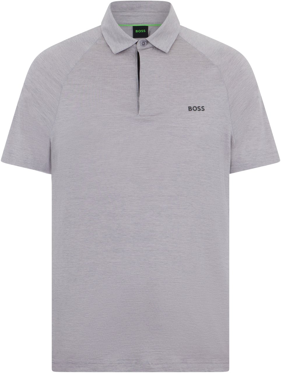 Boss Short-sleeve cotton polo Grijs