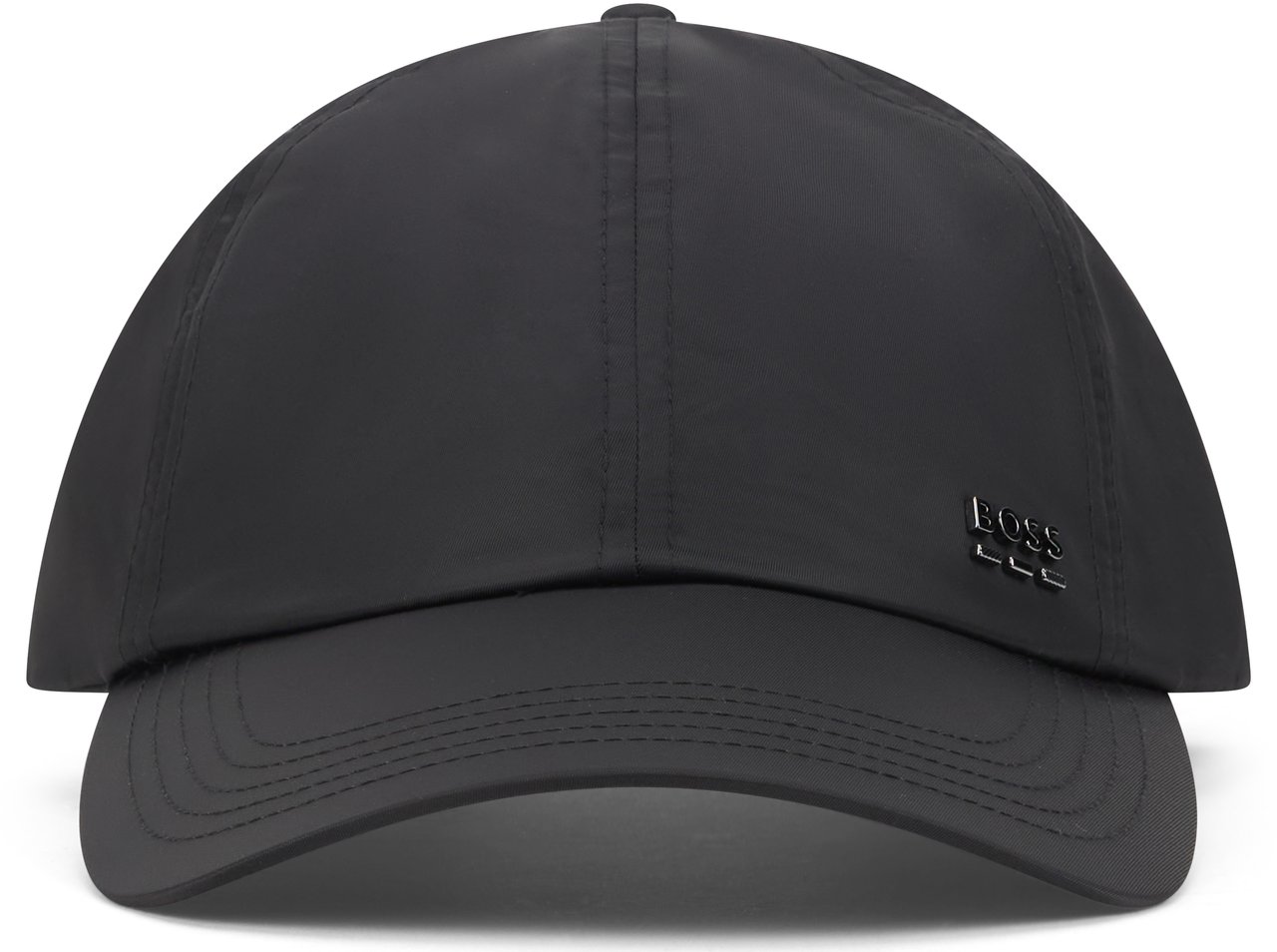 Boss Baseball cap in technical fabric Zwart