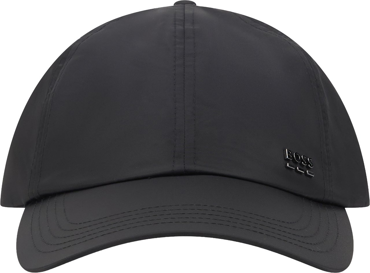 Boss Baseball cap in technical fabric Zwart