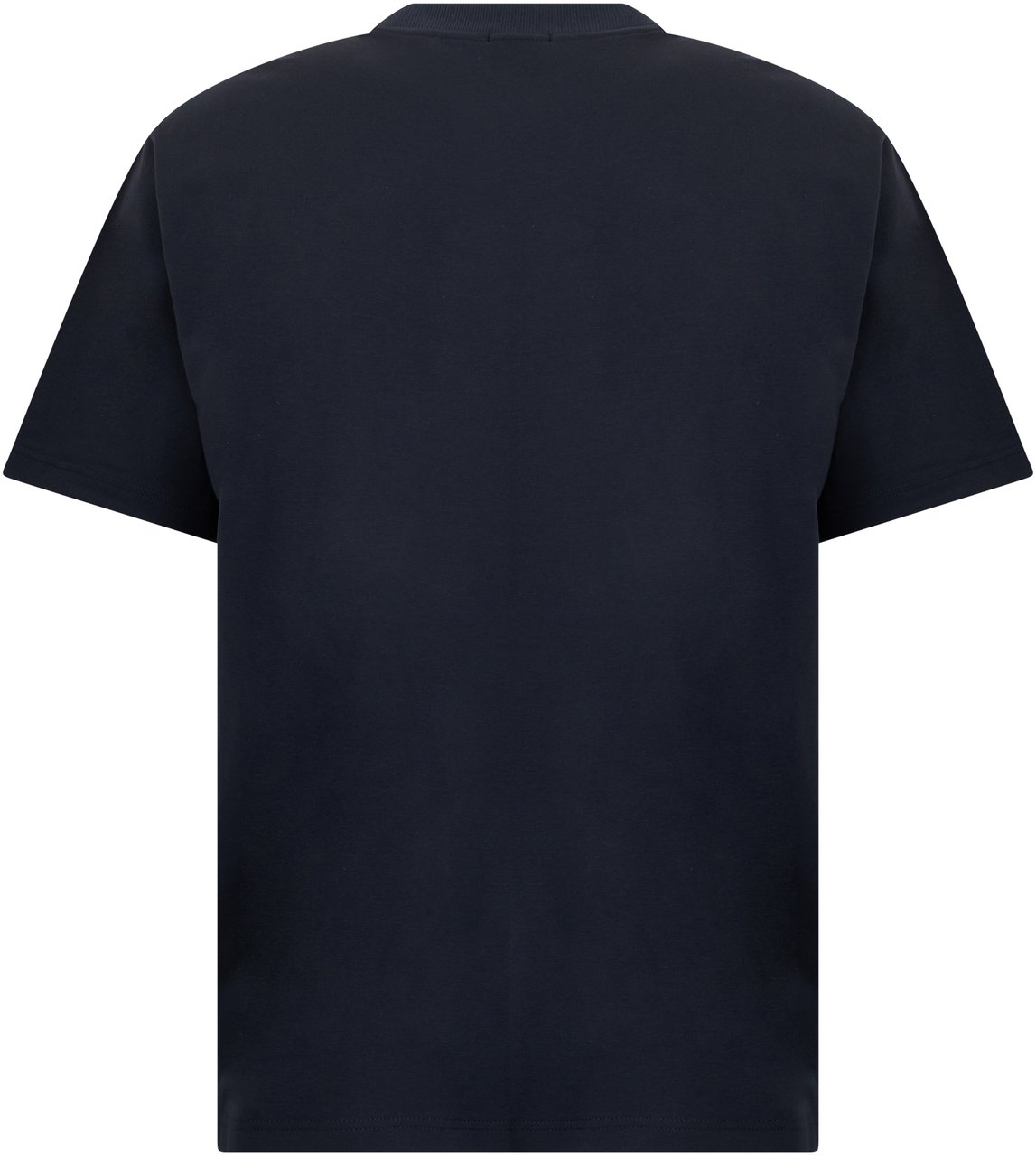 Boss Regular fit T-shirt in elastic cotton Blauw