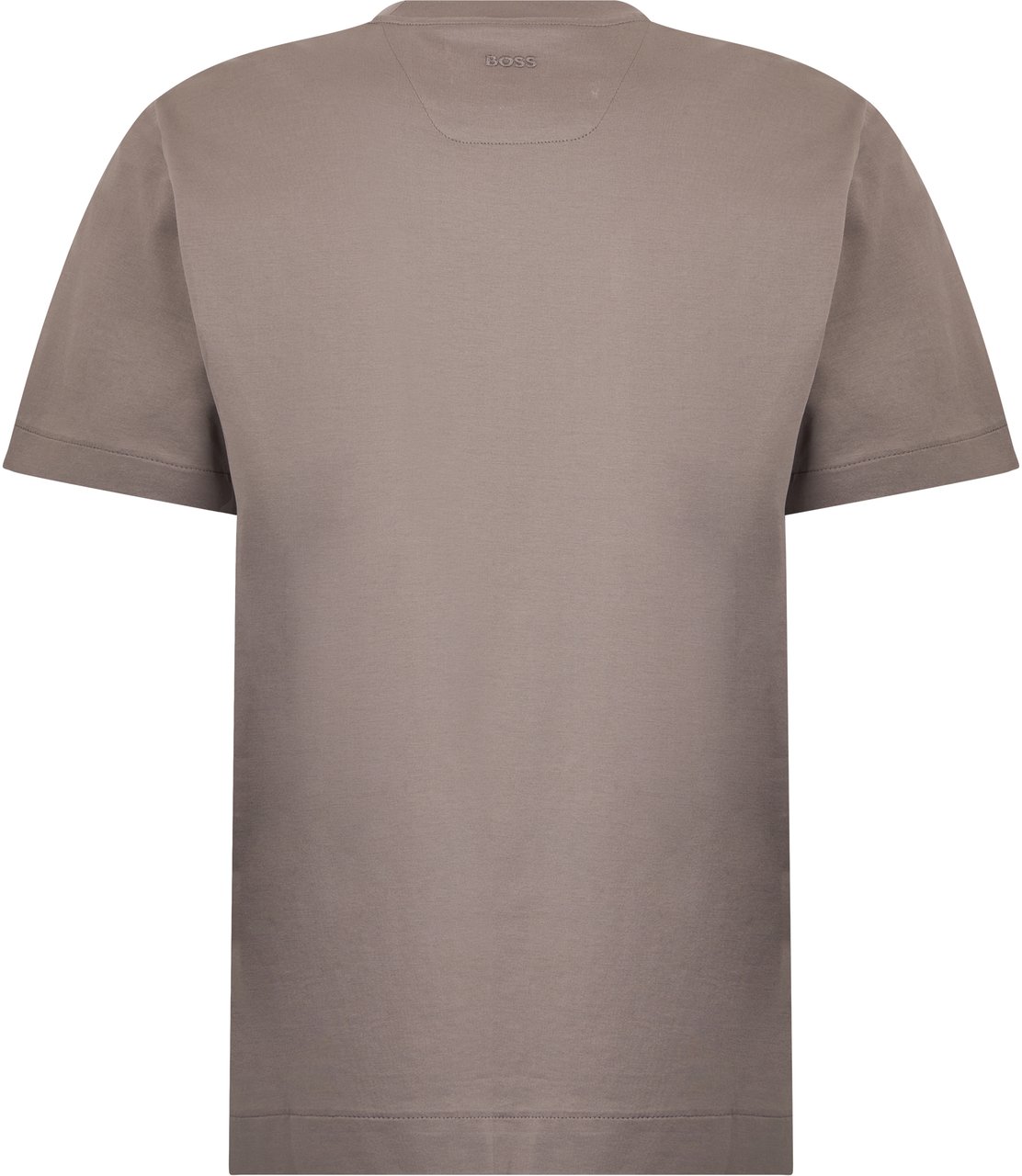 Boss Cotton T-shirt with embroidery Bruin