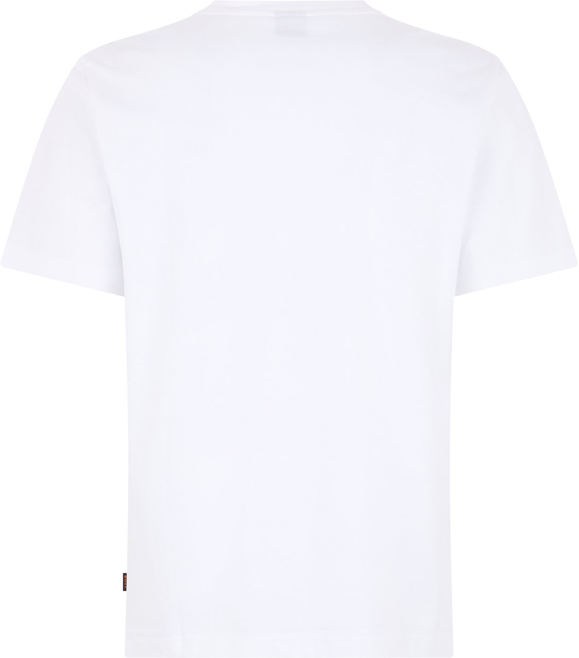 Boss Cotton T-shirt with print Wit