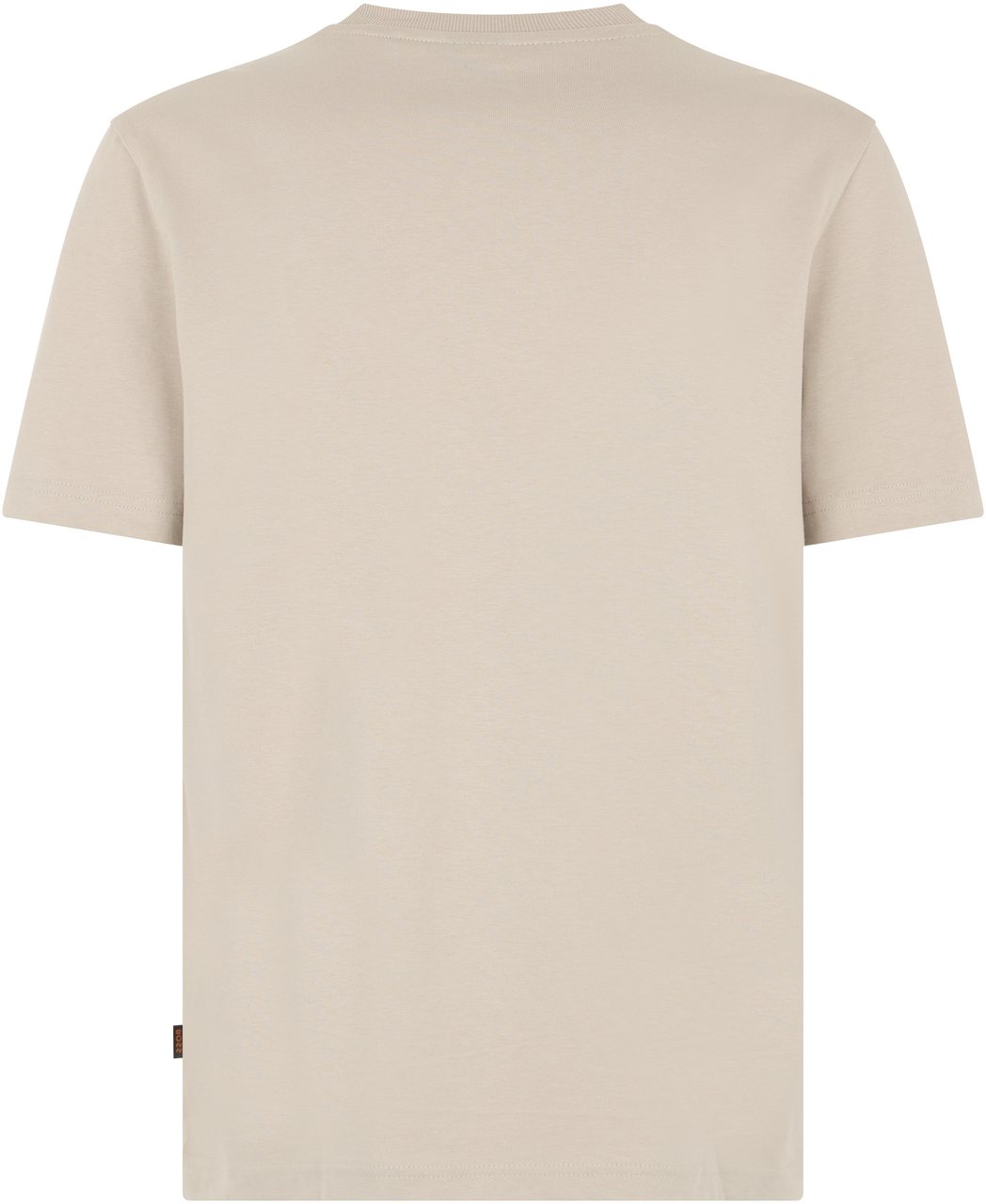 Boss Cotton t-shirt with print Beige