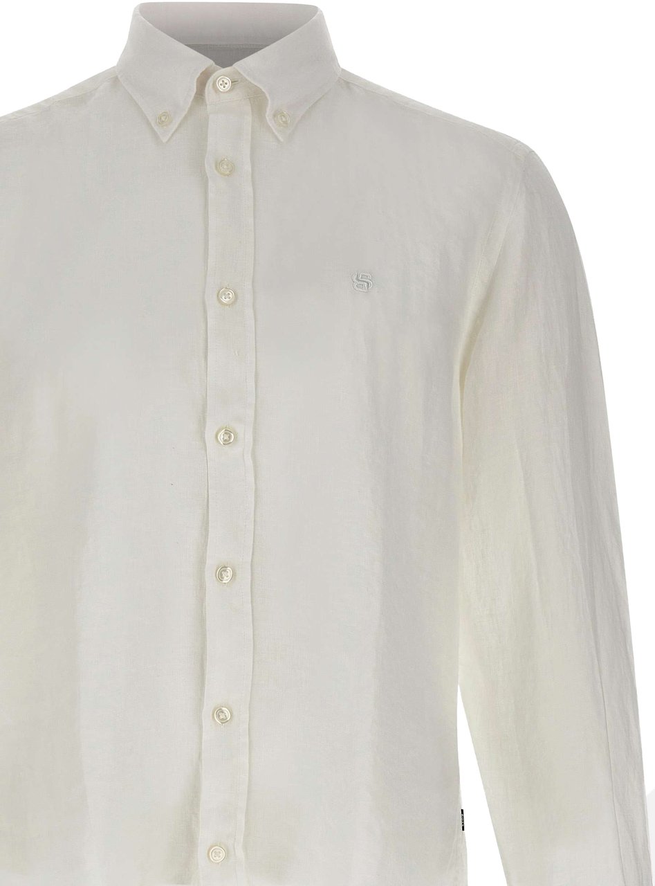 Boss Shirts White Wit
