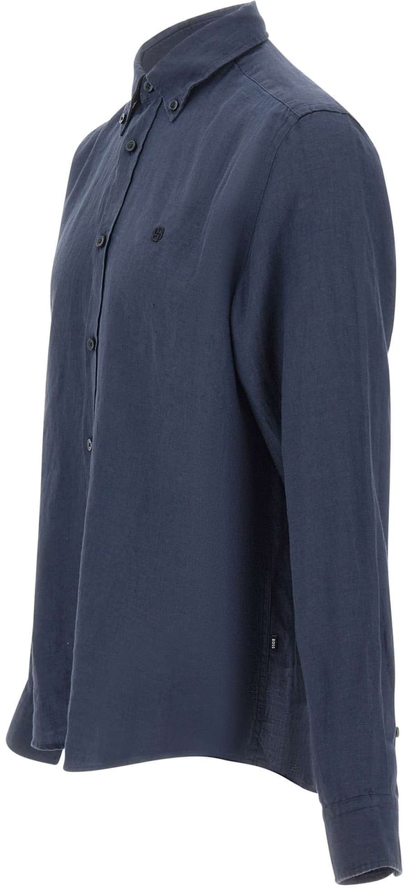 Boss Shirts Blue Navy