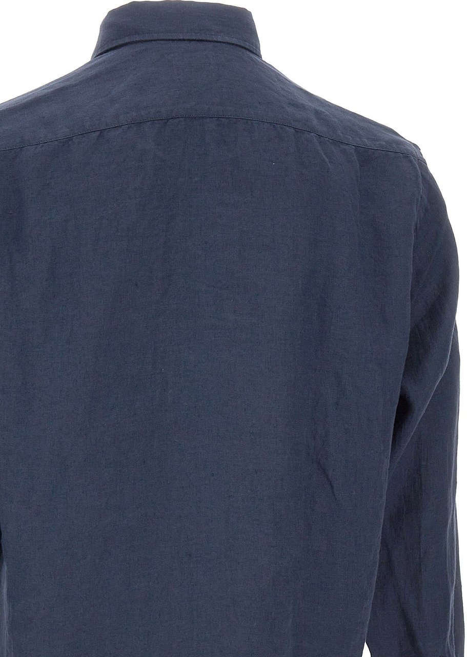 Boss Shirts Blue Navy